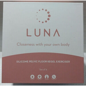 Luna Silicone Dilators for Pelvic Floor Strengthening Set of 6 Different Sizes